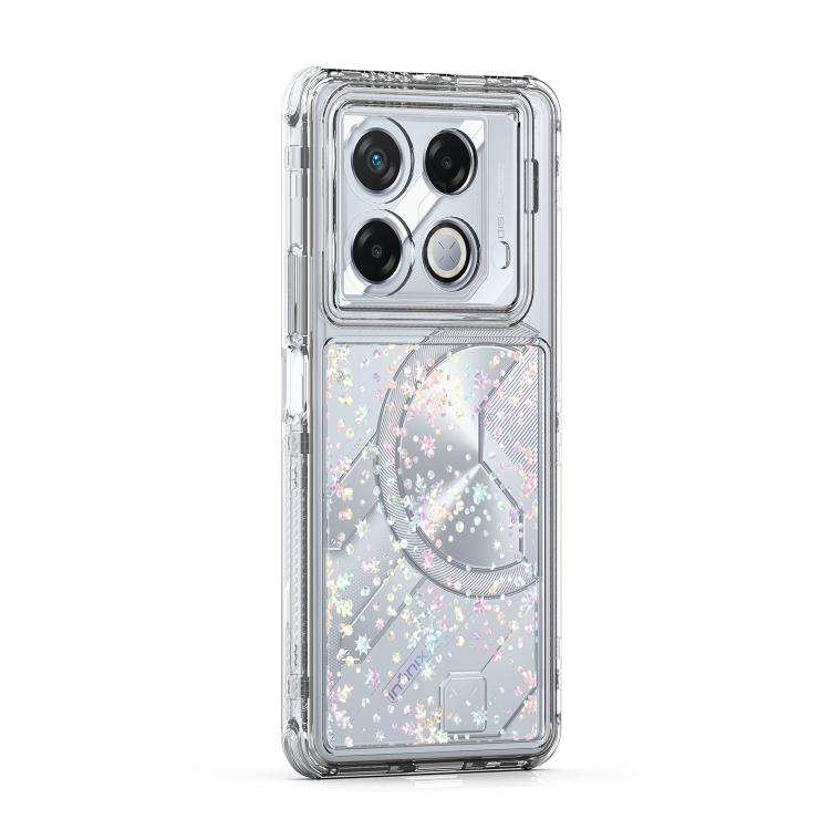 For Infinix GT 20 Pro / Note 40 4G Transparent Acrylic Laser Paper Phone Case