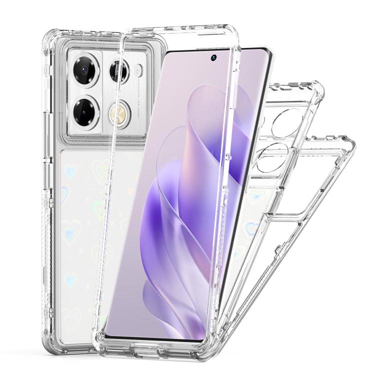 For Infinix GT 20 Pro / Note 40 4G Transparent Acrylic Laser Paper Phone Case