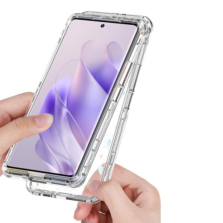 For Infinix Note 40 Pro Transparent Acrylic Laser Paper Phone Case