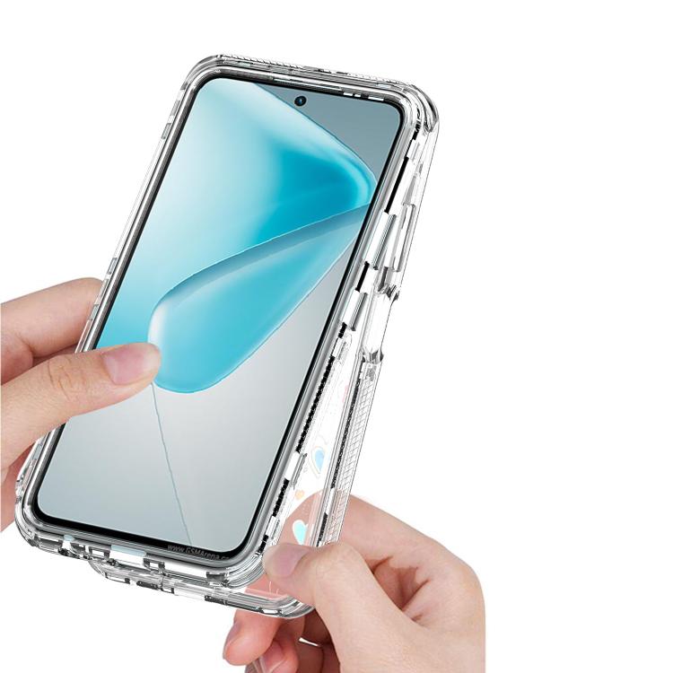 For Infinix Hot 50 4G Transparent Acrylic Laser Paper Phone Case