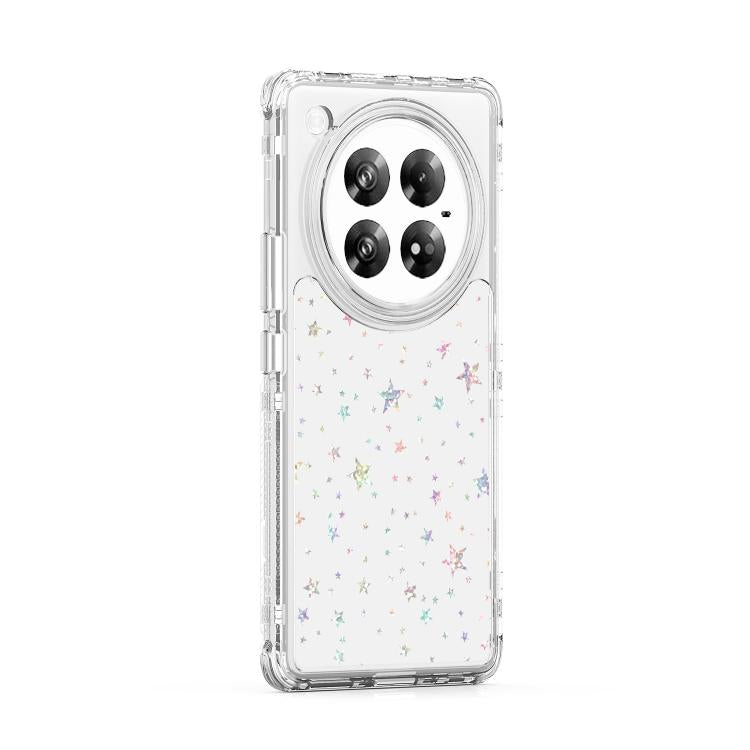 For Infinix Zero 40 4G / 5G Transparent Acrylic Laser Paper Phone Case