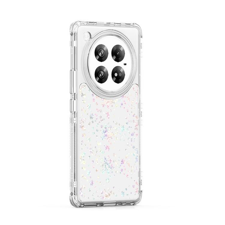 For Infinix Zero 40 4G / 5G Transparent Acrylic Laser Paper Phone Case