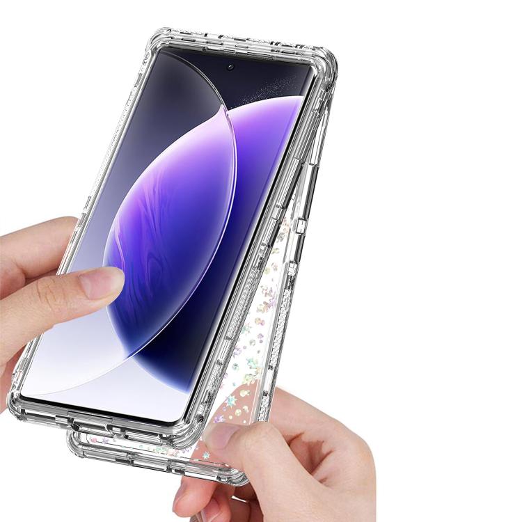 For Infinix Zero 40 4G / 5G Transparent Acrylic Laser Paper Phone Case