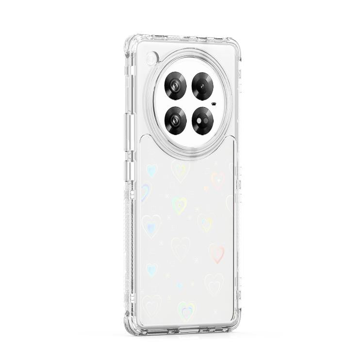 For Infinix Zero 40 4G / 5G Transparent Acrylic Laser Paper Phone Case
