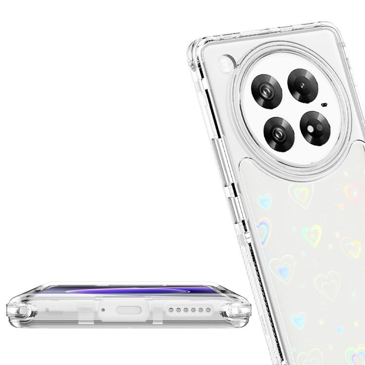 For Infinix Zero 40 4G / 5G Transparent Acrylic Laser Paper Phone Case