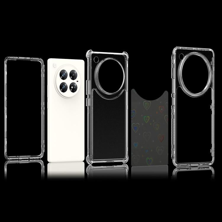 For Infinix Zero 40 4G / 5G Transparent Acrylic Laser Paper Phone Case