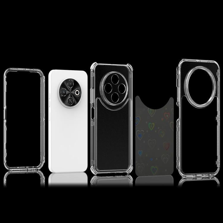 For Tecno Spark 30C Transparent Acrylic Laser Paper Phone Case