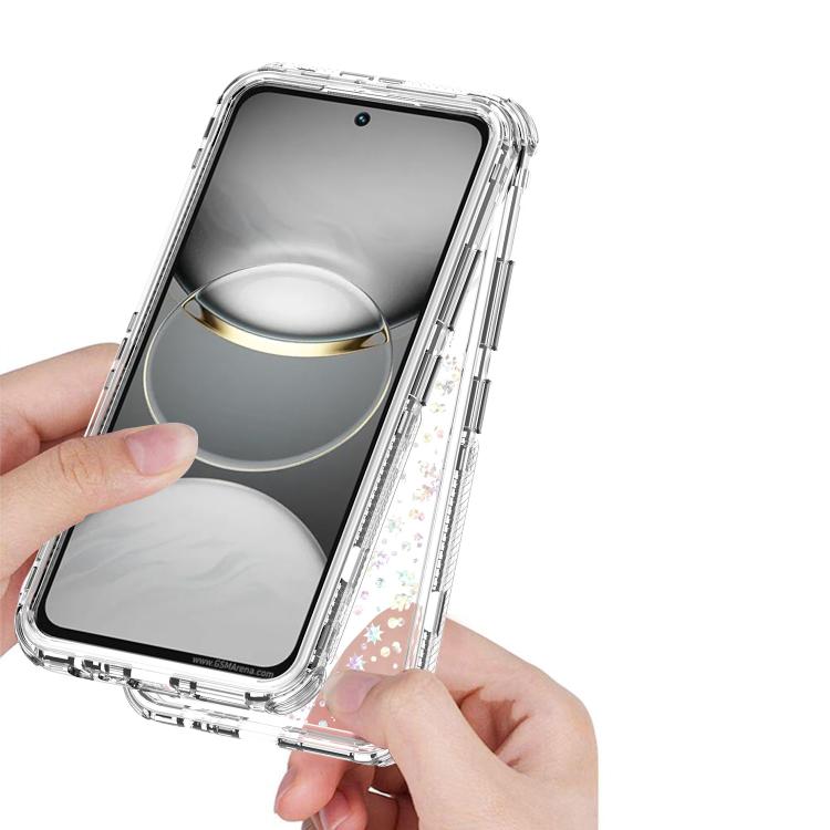 For Tecno Spark 30 Pro 4G Transparent Acrylic Laser Paper Phone Case