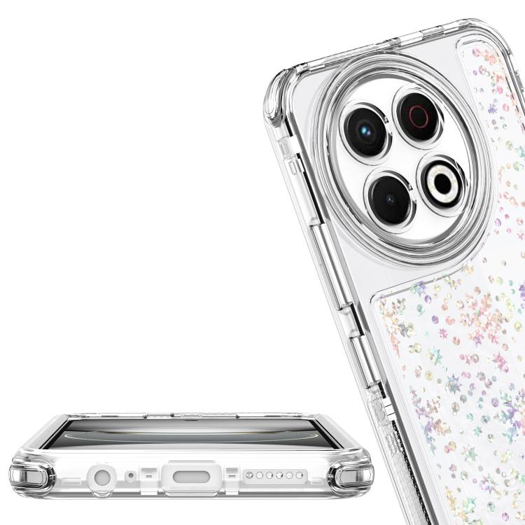 For Tecno Spark 30 Pro 4G Transparent Acrylic Laser Paper Phone Case