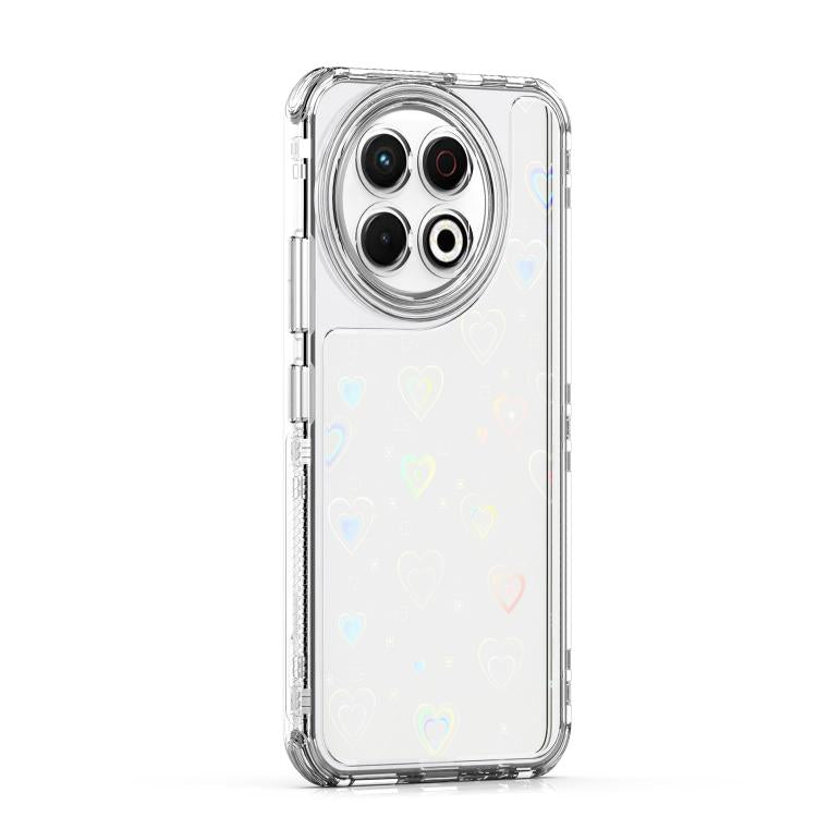 For Tecno Spark 30 Pro 4G Transparent Acrylic Laser Paper Phone Case
