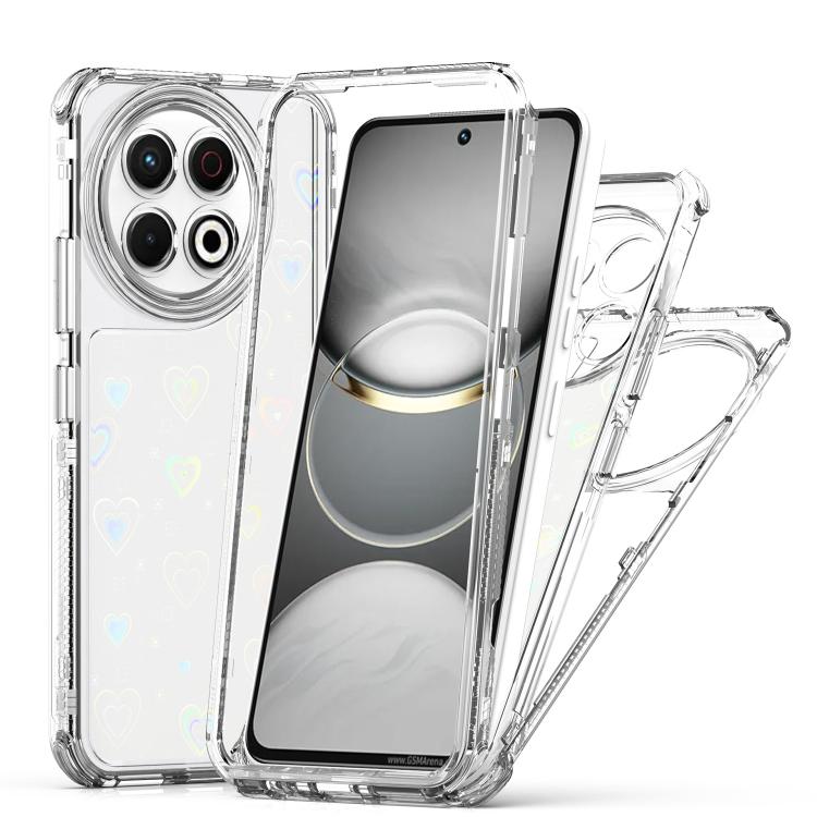 For Tecno Spark 30 Pro 4G Transparent Acrylic Laser Paper Phone Case