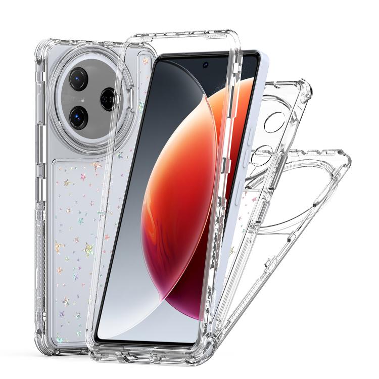 For Tecno Camon 30 Pro Transparent Acrylic Laser Paper Phone Case