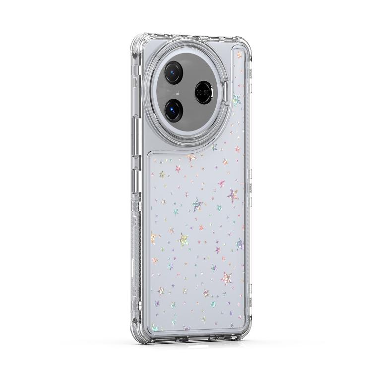 For Tecno Camon 30 Pro Transparent Acrylic Laser Paper Phone Case
