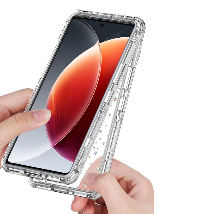 For Tecno Camon 30 Pro Transparent Acrylic Laser Paper Phone Case