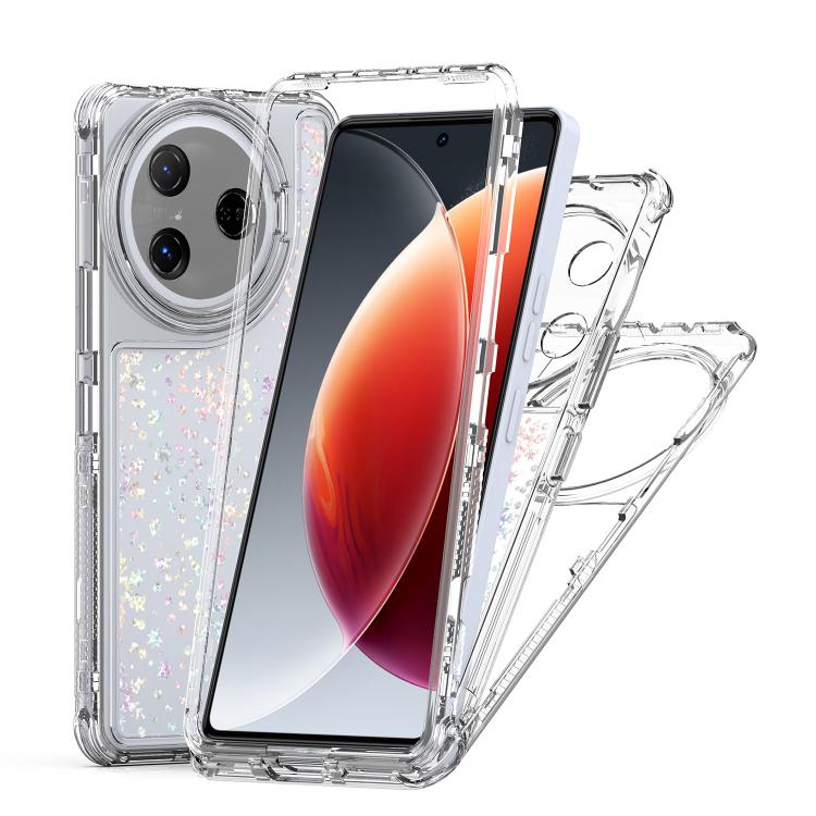 For Tecno Camon 30 Pro Transparent Acrylic Laser Paper Phone Case
