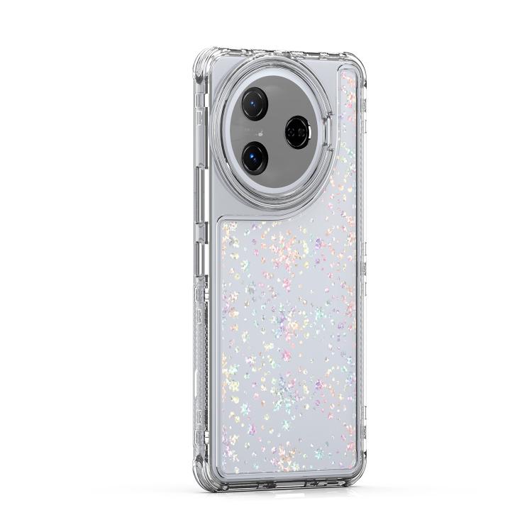 For Tecno Camon 30 Pro Transparent Acrylic Laser Paper Phone Case