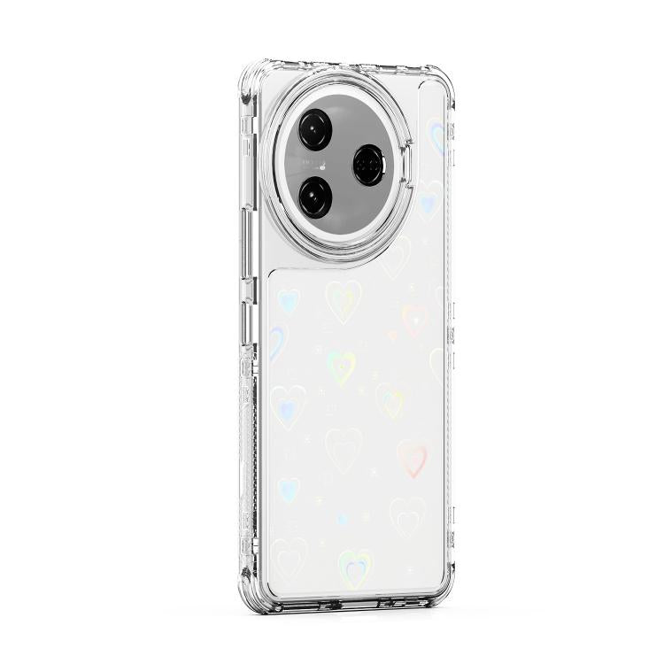 For Tecno Camon 30 Pro Transparent Acrylic Laser Paper Phone Case