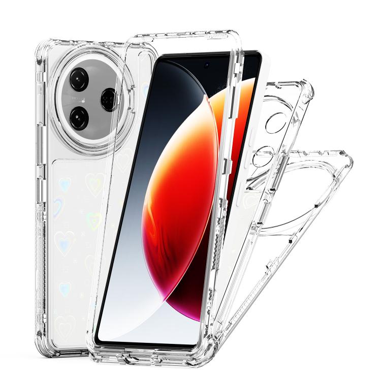 For Tecno Camon 30 Pro Transparent Acrylic Laser Paper Phone Case