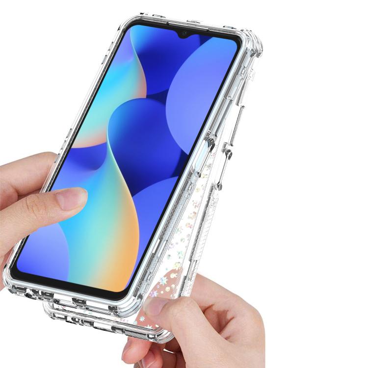 For Tecno Spark 10 Pro Transparent Acrylic Laser Paper Phone Case