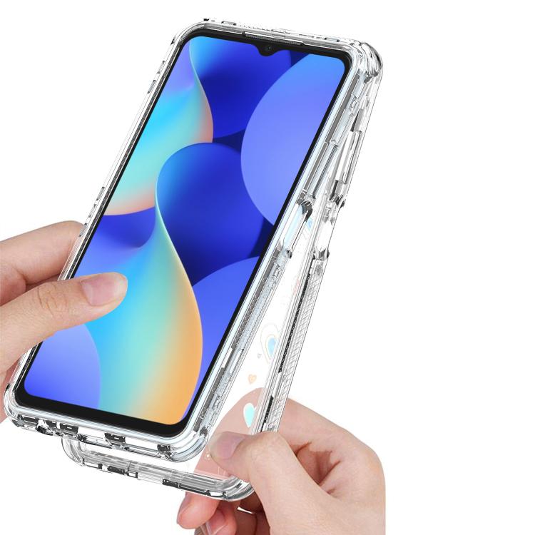 For Tecno Spark 10 Pro Transparent Acrylic Laser Paper Phone Case