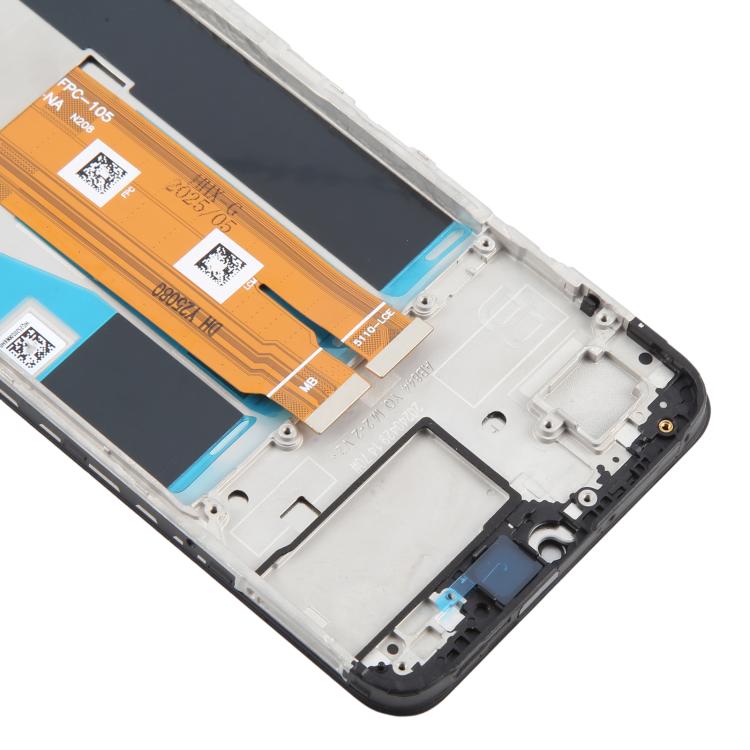 For Realme C65s OEM LCD Screen Digitizer Full Assembly with Frame