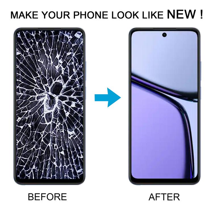 For Realme Narzo N65 OEM LCD Screen Digitizer Full Assembly with Frame