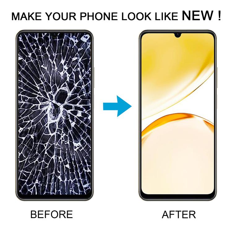 For Realme Narzo N53 RMX3761 OEM LCD Screen Digitizer Full Assembly with Frame