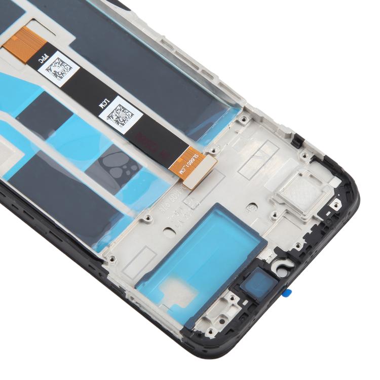 For Realme C53 India RMX3762 OEM LCD Screen Digitizer Full Assembly with Frame