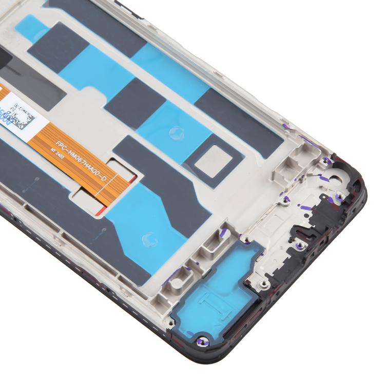 For Realme 12x 5G RMX3997 OEM LCD Screen Digitizer Full Assembly with Frame