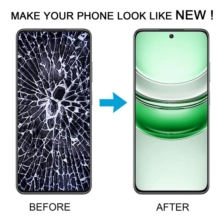 For Realme 14x RMX5020 OEM LCD Screen Digitizer Full Assembly with Frame