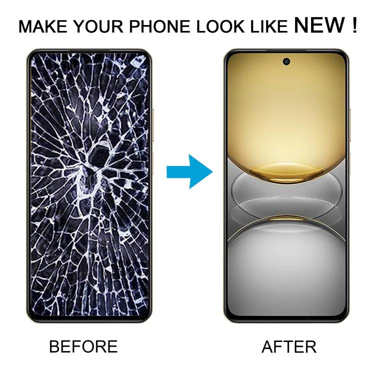 For Realme C75 4G RMX3941 OEM LCD Screen Digitizer Full Assembly with Frame