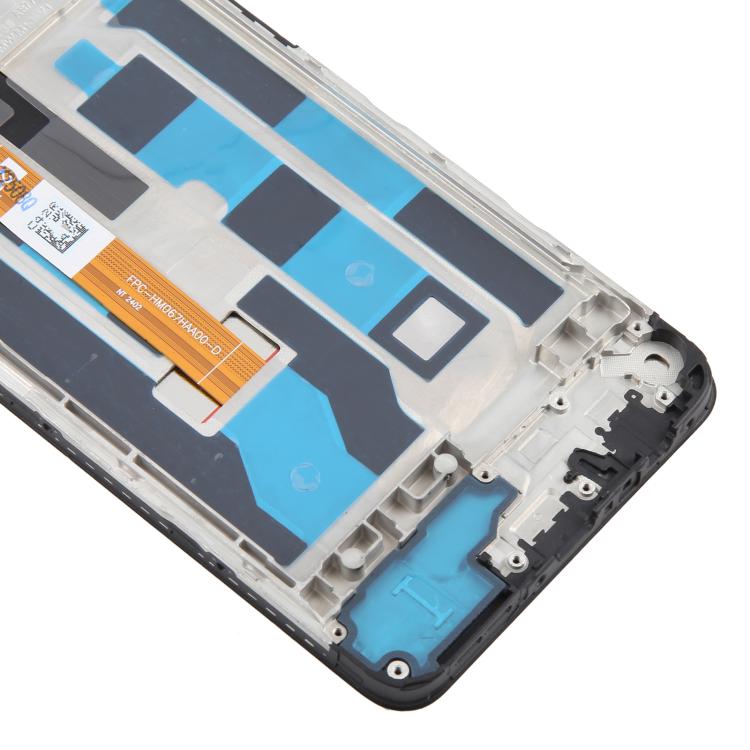 For Realme C65 5G OEM LCD Screen Digitizer Full Assembly with Frame