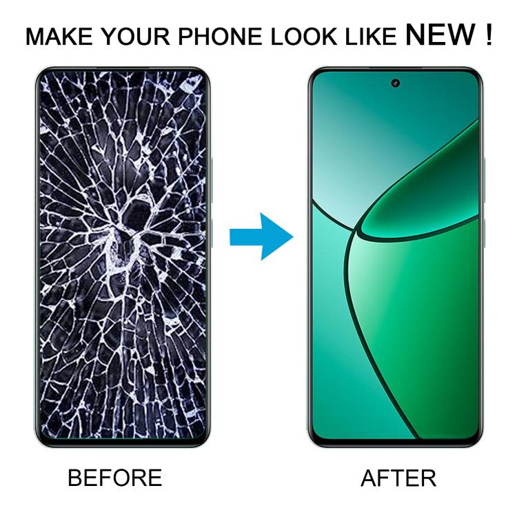 For Realme 12+ 5G RMX3867 OLED LCD Screen Digitizer Full Assembly with Frame