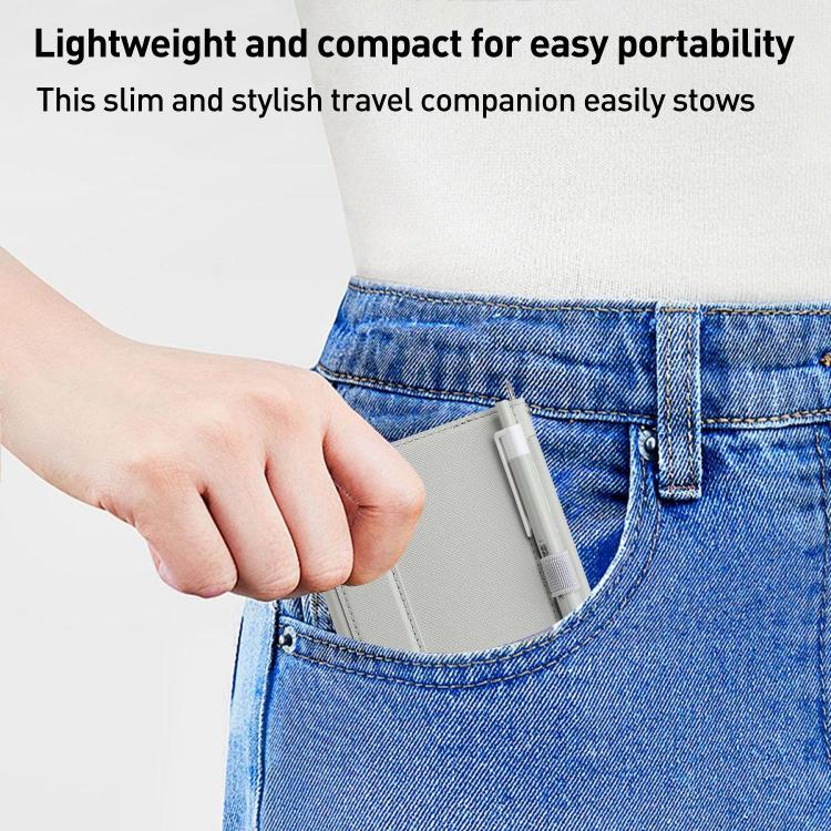 Multifunctional RFID Blocking Passport Book with Long Lanyard