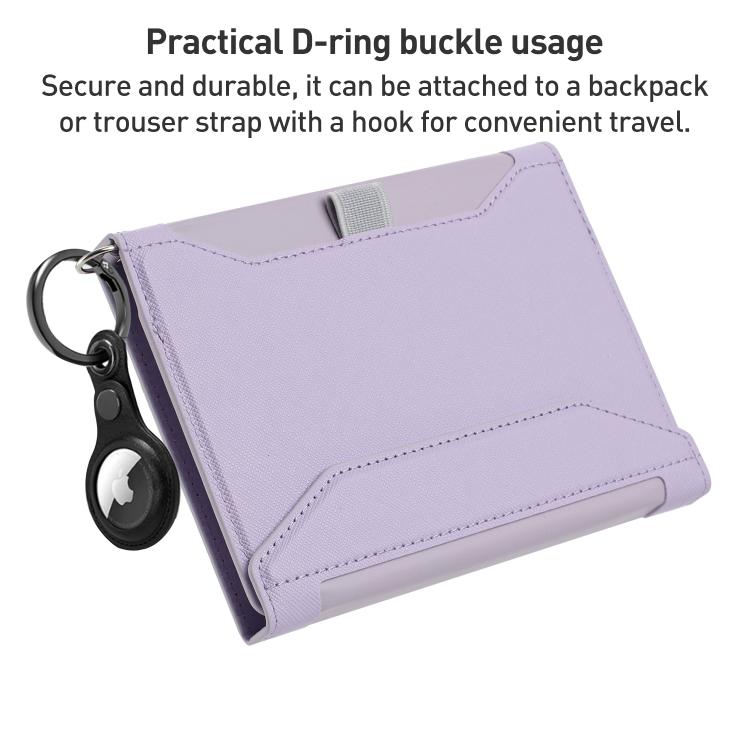 Multifunctional RFID Blocking Passport Book with Long Lanyard