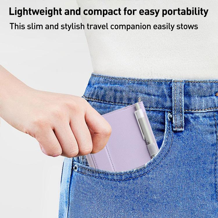 Multifunctional RFID Blocking Passport Book with Long Lanyard
