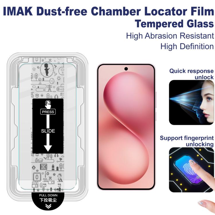 For vivo S30 imak Dust-free Chamber Locator H Series Tempered Glass Film