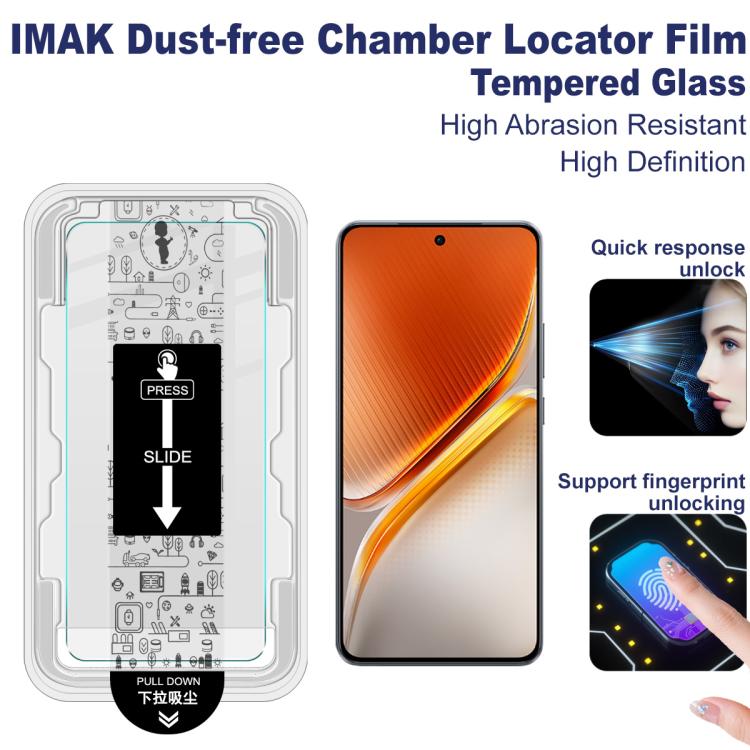 For vivo iQOO Neo10 Pro imak Dust-free Chamber Locator H Series Tempered Glass Film
