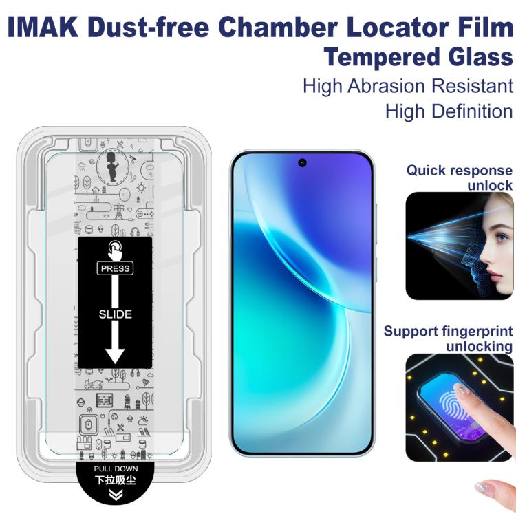 For vivo X300 imak Dust-free Chamber Locator H Series Tempered Glass Film