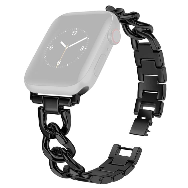 For Apple Watch 38 / 40 / 41 / S10 42mm xDfind Double Circle Metal Watch Band