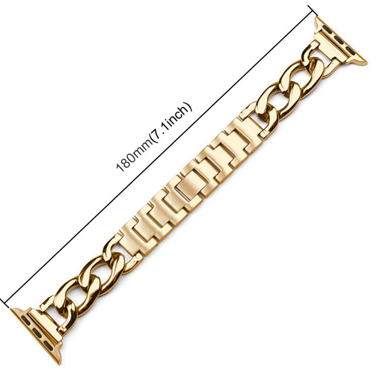 For Apple Watch 38 / 40 / 41 / S10 42mm xDfind Double Circle Metal Watch Band