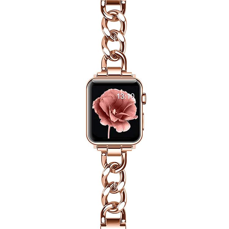 For Apple Watch 38 / 40 / 41 / S10 42mm xDfind Double Circle Metal Watch Band