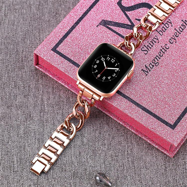 For Apple Watch 38 / 40 / 41 / S10 42mm xDfind Double Circle Metal Watch Band