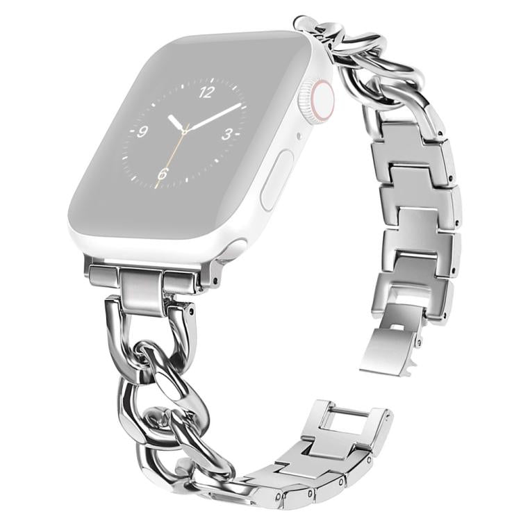 For Apple Watch 38 / 40 / 41 / S10 42mm xDfind Double Circle Metal Watch Band