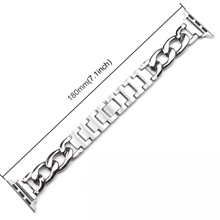 For Apple Watch 38 / 40 / 41 / S10 42mm xDfind Double Circle Metal Watch Band