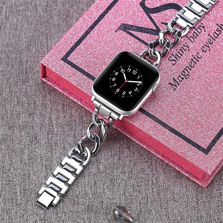 For Apple Watch 38 / 40 / 41 / S10 42mm xDfind Double Circle Metal Watch Band