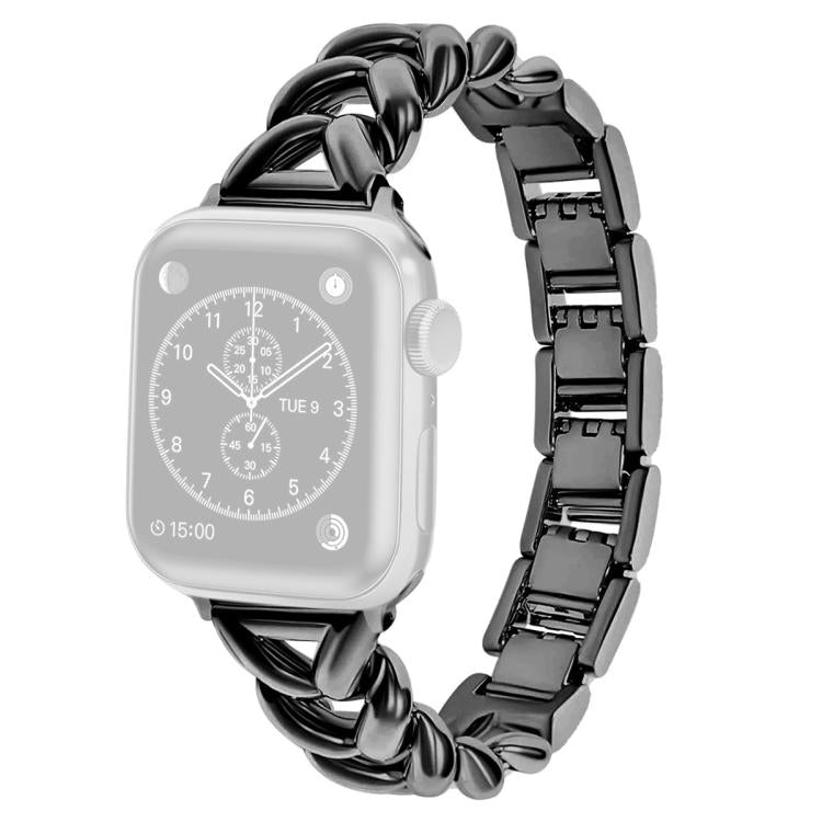 For Apple Watch 42 / 44 / 45 / 46 / 49mm xDfind V-shaped Metal Watch Band