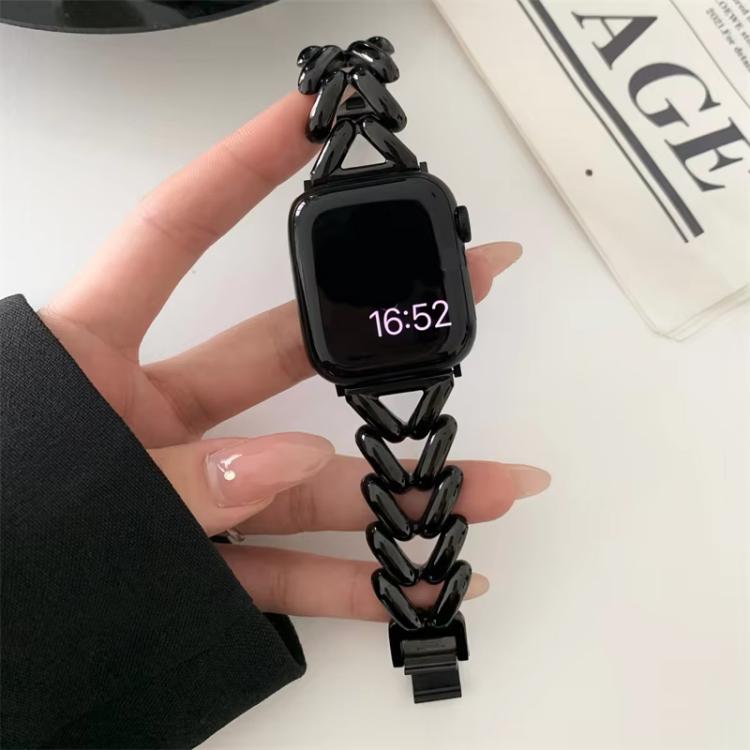 For Apple Watch 42 / 44 / 45 / 46 / 49mm xDfind V-shaped Metal Watch Band