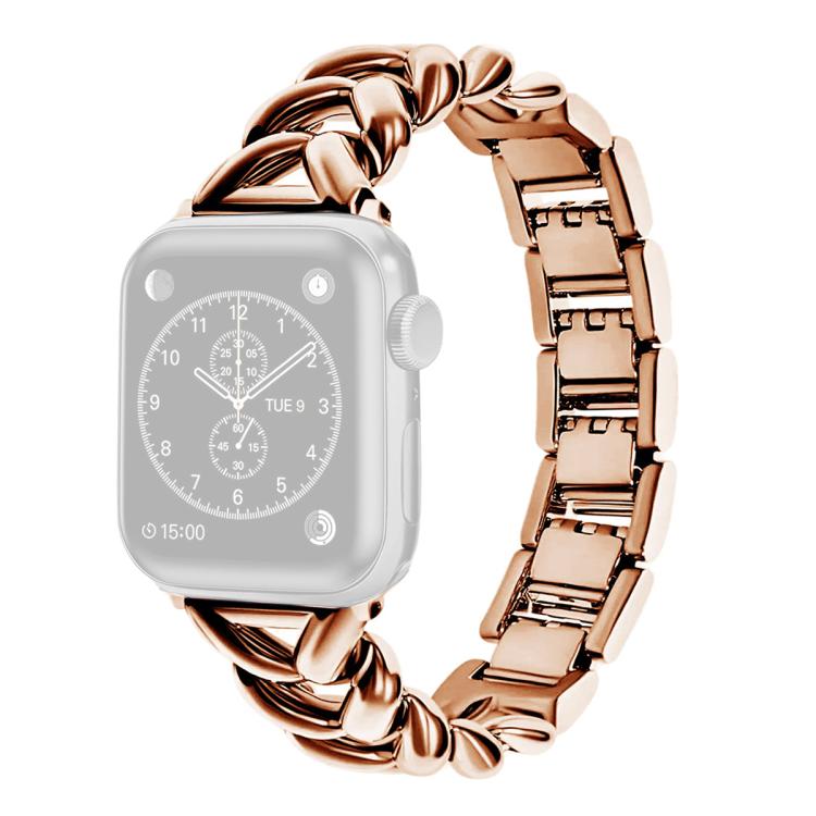 For Apple Watch 42 / 44 / 45 / 46 / 49mm xDfind V-shaped Metal Watch Band