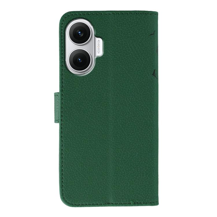For Redmi Turbo 4 Pro 5G / Poco F7 Feather Pattern Litchi Texture Leather Phone Case